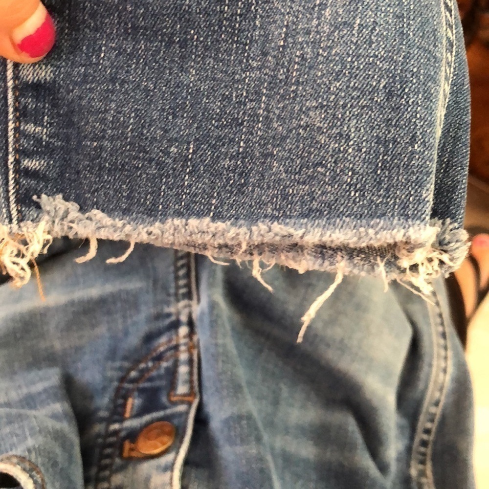 Madewell 10” High Rise Distressed Skinny Jeans Size 26 - Picture 6 of 7